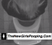 A black & white camera is installed above a toilet in this voyeur-type video. A blonde woman is seen taking a dump and then wiping. No audio. About 3 minutes.